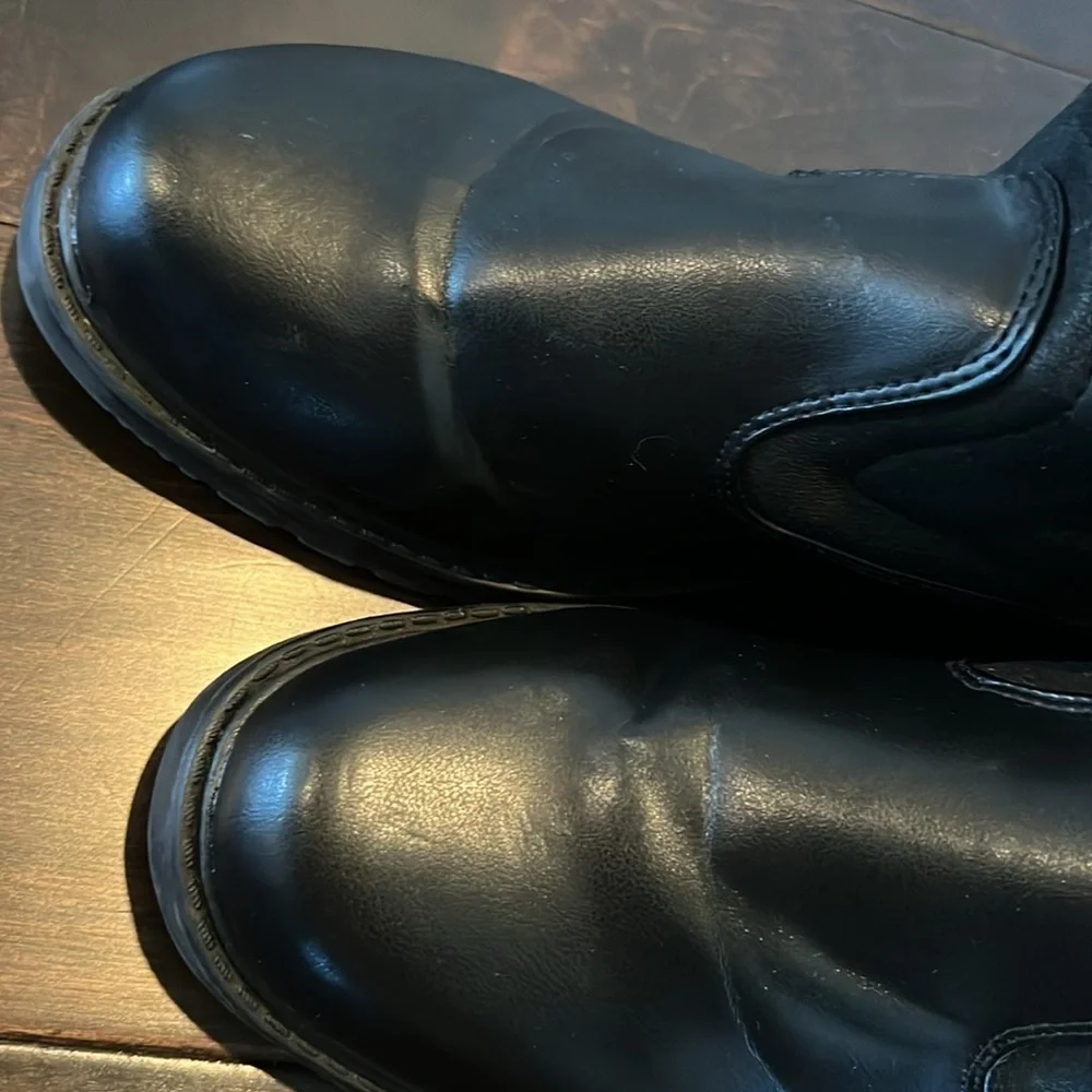 Weatherproof men’s black dressy boots 13